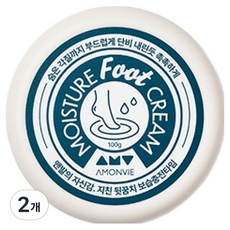 AMONVIE 保濕護足霜, 100g, 2個, 1入