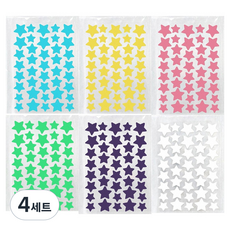 온커 여드름 커버 패치 별모양 스티커 12장, 4세트