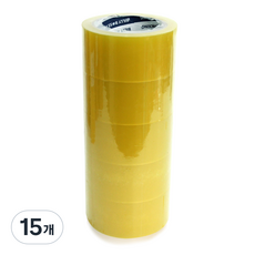 빅드림 THE 튼튼한 박스테이프 중포장용 63MIC 48mm x 40m, 투명, 15개