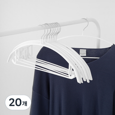 comet Home無痕防滑衣架, 白色, 20個