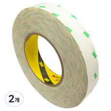 3M 多用途不織布雙面膠帶 25mm x 50m, 2個