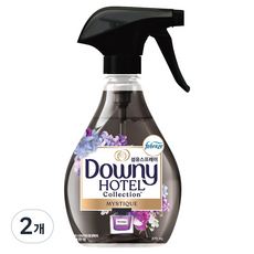 다우니 호텔컬렉션 섬유스프레이 미스티크향 본품, 2개, 370ml