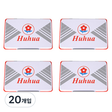 블루마토 스탬프 패드 Huhua Red 1-C NO.2, 빨강, 20개입
