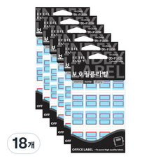 Petit 保護膜標籤索引貼紙 20-F102, 紅色(20-F102R), 18個