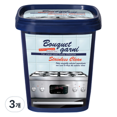BOUQUET GARNI 不鏽鋼頑垢清潔擦 清潔劑, 3個, 500g