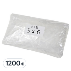 올다옴 지퍼백, 5-1형, 1200개, 1개입