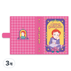 Flyingwhales 紅髮安妮 6孔萬年型手帳, 3個, 青少年流行