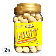 品鮮生活 特大顆起司夏威夷豆, 450g, 2罐