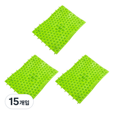ABM韓國預製足壓墊, 15入, 綠色