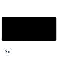 알럽홈 컴퓨터 장패드 400 x 900 mm, 블랙 1, 3개