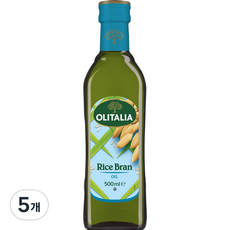 올리타리아 쌀눈유, 500ml, 5개