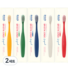 Bristik Ergo 原創成人牙刷5件組, 5入, 2套