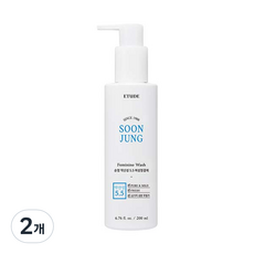 에뛰드 New 순정 약산성 5.5 여성청결제, 2개, 200ml