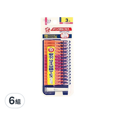 DENTALPRO 牙間刷 3號 S, 15支, 6組