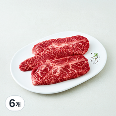 동원홈푸드 호주산 글랜인스 150 블랙앵거스 부채살 (냉장), 6개, 300g