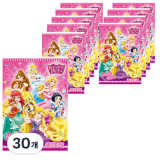 디즈니 프린세스 PALACE PETS 종합장 1000, 랜덤 발송, 30개