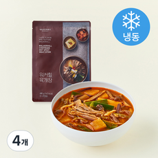 워커힐 육개장 1~2인분 (냉동), 600g, 4개