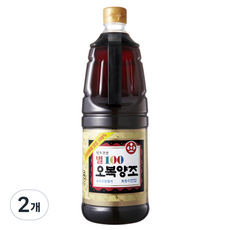 오복식품 별100 양조간장, 1.7L, 2개