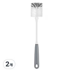 미스터시가 다용도 롱 세척 청소솔 브러쉬 32cm, 그레이, 2개