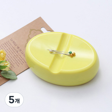 마그네틱핀 홀더 자석핀 쿠션, 랜덤발송, 5개