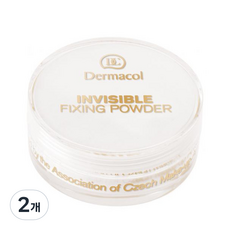Dermacol 隱形定妝蜜粉 13g, White, 2罐