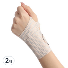 Loirang運動護腕 護腕 皮膚 蜂巢 網格, 2個