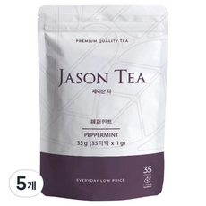 JASON TEA 薄荷茶三角茶包, 5個, 35入, 1g