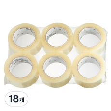 3M Scotch 3M 309 壓克力封箱膠帶 48mm x 50m 透明, 18個