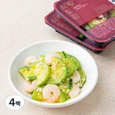 바다원 식도감 알새우호박볶음, 120g, 4팩