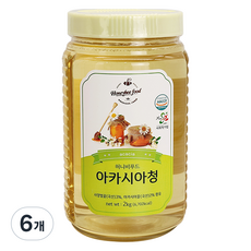 허니비푸드 아카시아청, 6개, 2kg