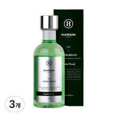 바버501 애프터 쉐이브 케어 그린, 165ml, 3개