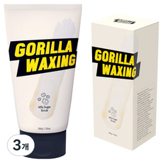 GORILLA WAXING 果凍砂糖磨砂膏, 200g, 3個