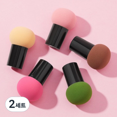 坐墊蘑菇泡芙 5 件套, 隨機出貨, 2組