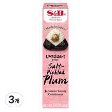 S&B 愛思必 梅子醬, 40g, 3個