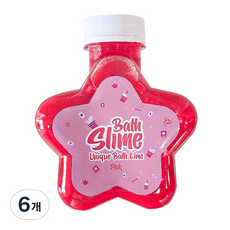 유니끄 배쓰슬라임 핑크, 6개, 300ml