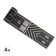 Chamolang 安全道路紙膠帶 75mm x 5m, 跑道, 4個