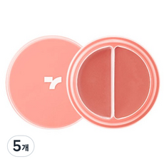 TONYMOLY 雙色唇蜜腮紅兩用膏 4.8g, 5入, 04 Baby Peach