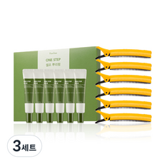 파시노 원스텝 셀프 뿌리펌 펌제 12ml x 6p + 노랑 클립 6p 세트, 3세트
