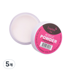루핀 아크릴 네일 파우더 15g, 핑크, 5개