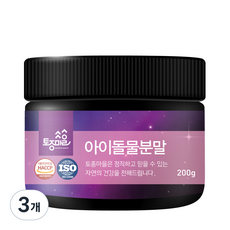 토종마을 아이돌물 분말, 3개, 200g