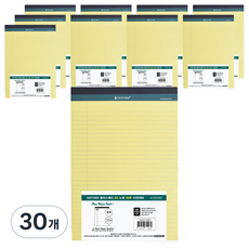 OXFORD Plus 筆記墊 B5, 30個, 黃色, 50張