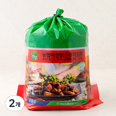 농협 선장 아산맑은총각김치, 2.7kg, 2개