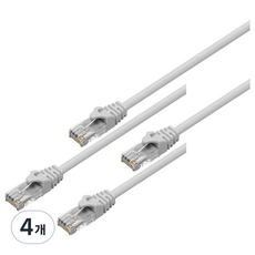 LAN Star CAT.6 UTP DIRECT 1Gbps 網路線, 灰色, 4個, 5m