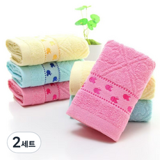 Woni's Apple 美容洗臉毛巾 100g 棉紗 6件組, 2套, 混合色