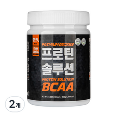 프로틴솔루션 무맛 황금비율 BCAA보충제, 300g, 2개