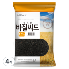 대구농산 바질씨드, 1.2kg, 4개