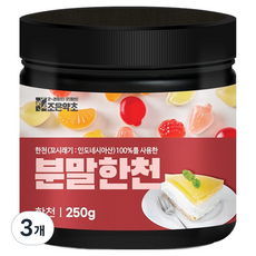 조은약초 한천분말, 250g, 3개
