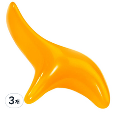 LIVINGFLOW TP 運動款熱銷尖刺三角足底指壓器, 3個, 黃色