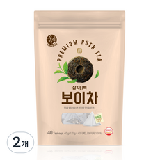 我們的茶三角茶包普洱茶, 1g, 40個, 2袋