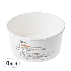 탐사 전자레인지용 종이용기 1500ml, 4개, 30개입